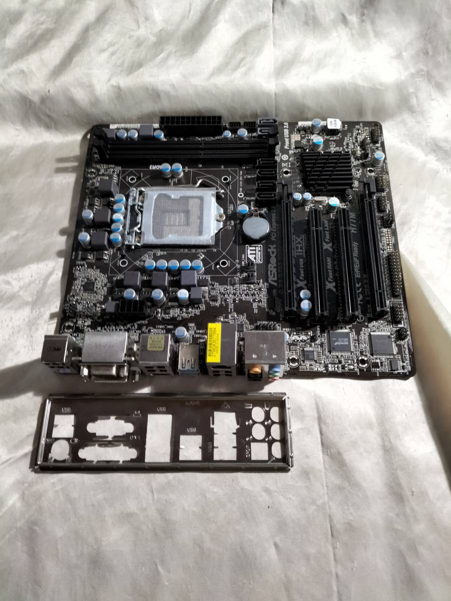 ASRock H77M-ITX i7-3770K 16GBメモリ パネル・CPUクーラー有