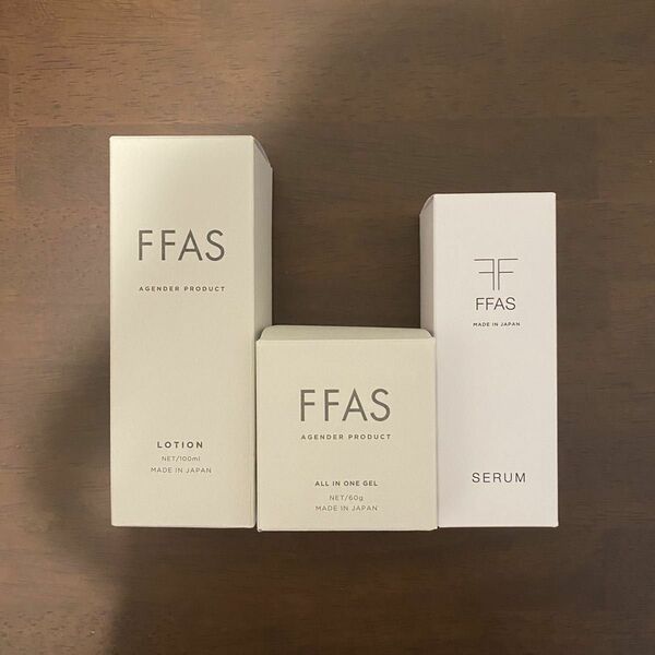 【新品未使用】FFAS 化粧水、美容液、オールインワン 3点セット 定価34,980円