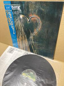 美盤LP帯付！ワーロック Warlock / True As Steel トゥルー・アズ・スティール Vertigo 25PP-200 メタル GERMAN HEAVY METAL 1987 JAPAN NM