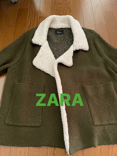 ZARAボアコートM美品/定価7900円程