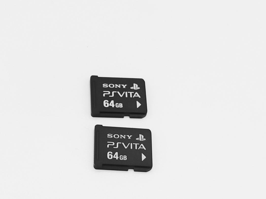 匿名配送 SONY PS Vita メモリーカード 64GB 2枚セット B｜PayPayフリマ