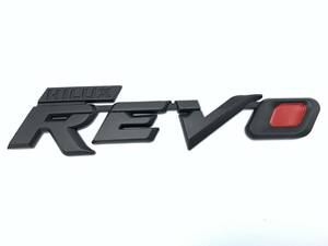 REVO エンブレム マットブラック つや消し黒 ハイラックス用 GUN125 ドア リアゲート HILUX REVO レボ