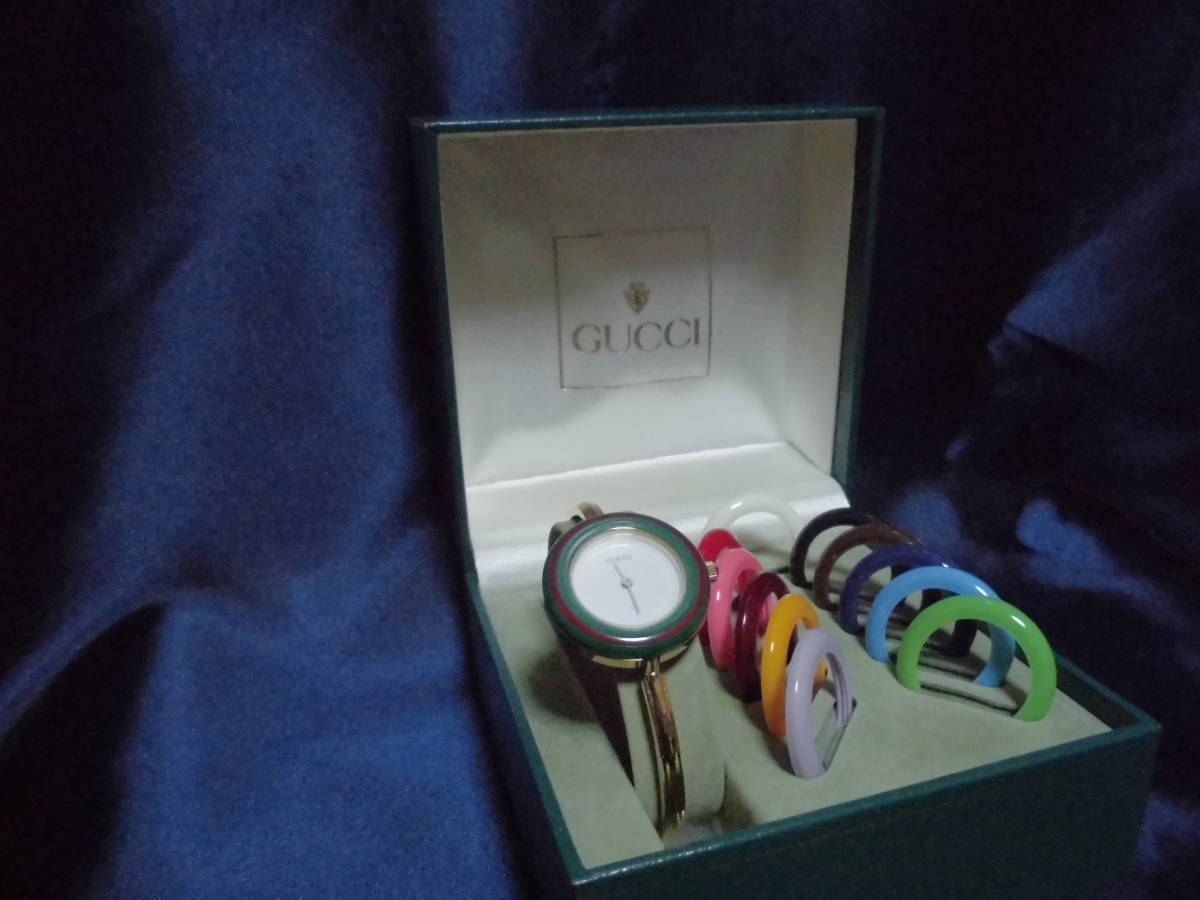 売りショッピング 【稼働品】 GUCCI チェンジベゼル (14色) レディース