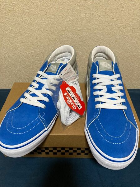 VANS × BUMP OF CHICKEN SK8-MID NAVY/L.GRAY 28cm バンプ ※ノベルティなし