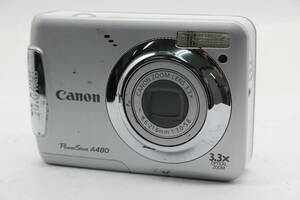 【返品保証】 【便利な単三電池で使用可】キャノン Canon PowerShot A480 3.3x コンパクトデジタルカメラ s438