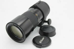 【訳あり品】 ニコン Nikon Micro-Nikkor Ai-s 200mm F4 前後キャップ 三脚座付き レンズ s1226