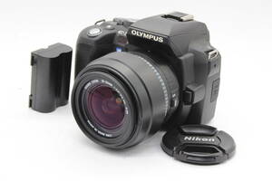 【返品保証】 オリンパス Olympus E-500 Sigma Zoom 18-50mm F3.5-5.6 DC バッテリー付き デジタル一眼 ボディレンズセット s964