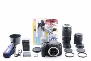 デジタル一眼レフカメラCanon EOS Kiss X9i標準&望遠ダブルレンズセット Canon EF 28-80㎜1:3.5-5.6III、CANON EF 75-300㎜ F4-5.6 III USM