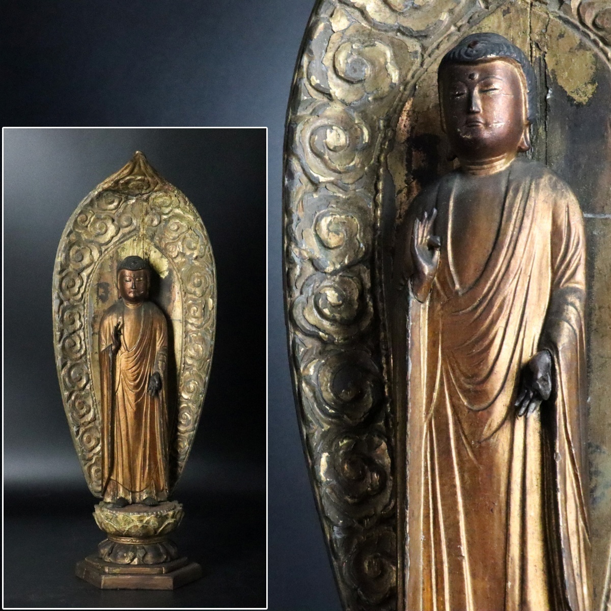 ヤフオク! -「阿弥陀如来立像」の落札相場・落札価格