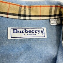 中古 バーバリーズ Burberrys 長袖 デニムシャツ フランス製 レディース サイズ38_画像5