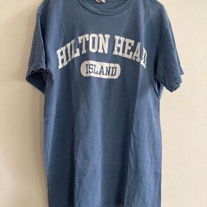 Tシャツ US古着 HILTON HEAD ライトブルー S
