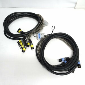 Dsub25 -- XLR3M analogue multi cable 5m specification *2 pcs set [ used / present condition goods ]#296063,64