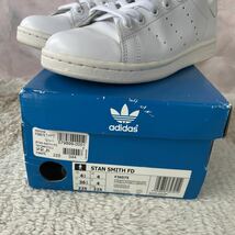 美品 adidas STAN SMITH アディダス スタンスミス22.5cm ホワイト キンベロ レディース 元箱付き_画像9