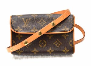 LOUIS VUITTON ルイ・ヴィトン 【モノグラム ポシェット・フロランティーヌ ウエストポーチ M51855】ミニ・ショルダーバッグ