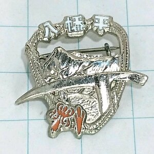 送料無料)八幡平 ご当地 観光地 登山 山登り 旅行 記念 山バッジ ピンバッジ PINS ピンズ A19226