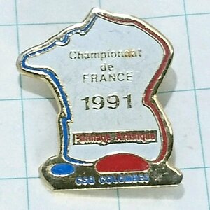 送料無料)フランス フットボール選手権 1991 輸入 ピンバッジ PINS ピンズ A19305