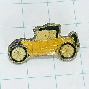 送料無料)レトロカー イエロー 自動車 ピンバッジ PINS ピンズ A19630