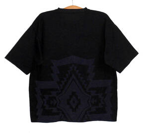 PENDLETON ペンドルトン S/S Back Print Tee ビッグシルエット ネイティブ柄 バックプリント Tシャツ Mサイズ 黒