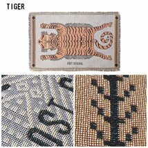 ◆未使用品 POST GENERAL ポストジェネラル TO-GO THROWKET トゥーゴースローケット TIGER ブランケット_画像1