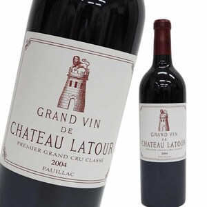 シャトーラトゥール 2004年 箱なし 750ml 赤ワイン Chateau Latour 未開封 中古 二次流通品