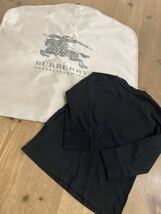 【春秋】BURBERRYLONDONENGLAND バーバリーロンドンイングランド キッズ 4Y104 長袖Tシャツ 長袖カットソー ロゴ ブラック_画像2