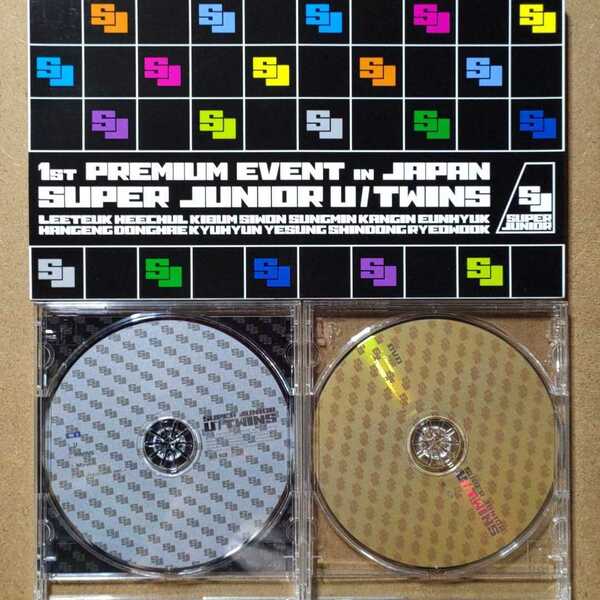 SUPER JUNIOR U/TWINS 1ST PREMIUM EVENT IN JAPAN CD+DVD プレミアムイベント限定盤　イェソン ウニョク ドンヘ ヒチョル キュヒョンK-POP