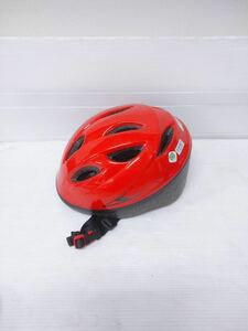 ★自転車ヘルメット 赤 児童用54~58cm サギサカ SK-02 SGマーク付 中古品★