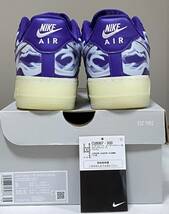 国内正規!!NIKE AIR FORCE 1 07 SKELETON QS 27cm CU8067-500 パープル★ナイキdunkスケルトンpurpleエアーJordanフォース/エアフォース_画像7