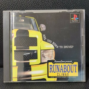 【美品】ランナバウト RUNABOUT クライマックス CLIMAX 内藤寛 やのまん ソニー プレイステーション SONY playstation PS