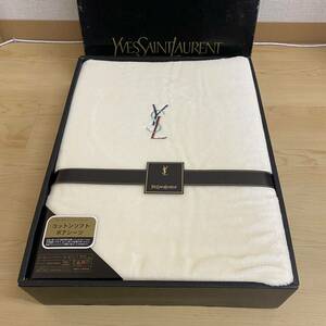 YVES SAINT LAURENT イヴサンローラン イブサンローラン コットンソフトボアシーツ 　140×240　①　no.91　