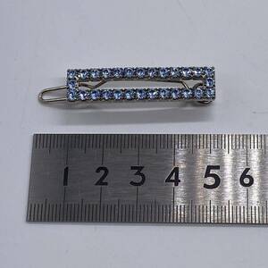 AGATHA Agata hair clip clip rhinestone light blue no.74