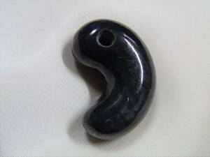  thread fish river ..* jade * black . sphere *1