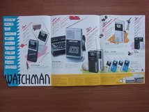 SONY ソニー WATCHMAN ウォッチマン FD-40、FD-25 カタログ、総合カタログ 計３部 1984,85年_画像2