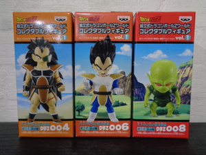 即決　新品未開封　コレクタブル　ドラゴンボール　天下分け目の超決戦編 3種セット　ラディッツ ベジータ サイバイマン WCF 初期ワーコレ