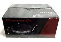 ☆ 未使用品 Pioneer パイオニア PLX-500 K ブラック DJ ダイレクトドライブ ターンテーブル_画像1
