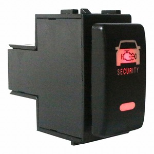 ニッサンAタイプ キューブ Z11 H14.10～H20.11 防犯対策 点滅機能付き ダミーセキュリティパネル LED/レッド スイッチホールカバー