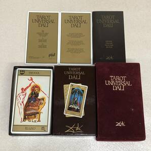 【tarot universal dali ユニバーサル ダリ タロット カード スペイン製 金縁】の画像1