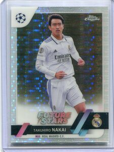 2022-23 Topps Chrome UEFA Club Competitions Pulsar Refractor 131 Takuhiro Nakai 中井卓大 リフラクター