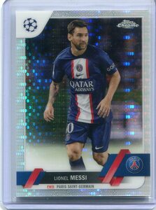 2022-23 Topps Chrome UEFA Club Competitions Pulsar Refractor Lionel Messi メッシ リフラクターカード