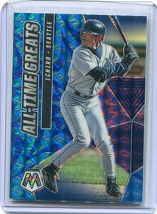 2021 Panini Mosaic All-Time Greats Reactive Blue Mosaic ATG3 Ichiro イチロー