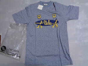 M　NCAA　デサント　UCLA　昭和レトロ　　Tシャツ　未使用かるい保管汚れ、日焼け （検　ビンテージ　カレッジ