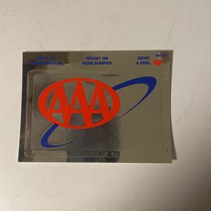 AAA Sticker トリプルエーステッカー　USDM バンパーステッカー　JAF ロードサービス