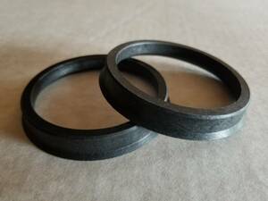 tsuba имеется кольцо-втулка стандартный товар 66.5-57.1 2 шт. комплект чёрный черный 