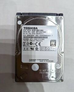 使用時間 1001時間　東芝　TOSHIBA MQ01ABD100H　1TB　SSHD　2.5インチ