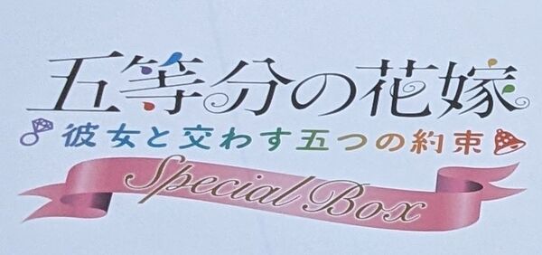 五等分の花嫁 彼女と交わす五つの約束 限定版 クリアファイル 三玖