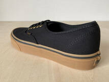 25.5cm バンズ ガムソール VANS AUTHENTIC BLACK/RUBBER US7.5/25.5cm VN000TSVBXH_画像5