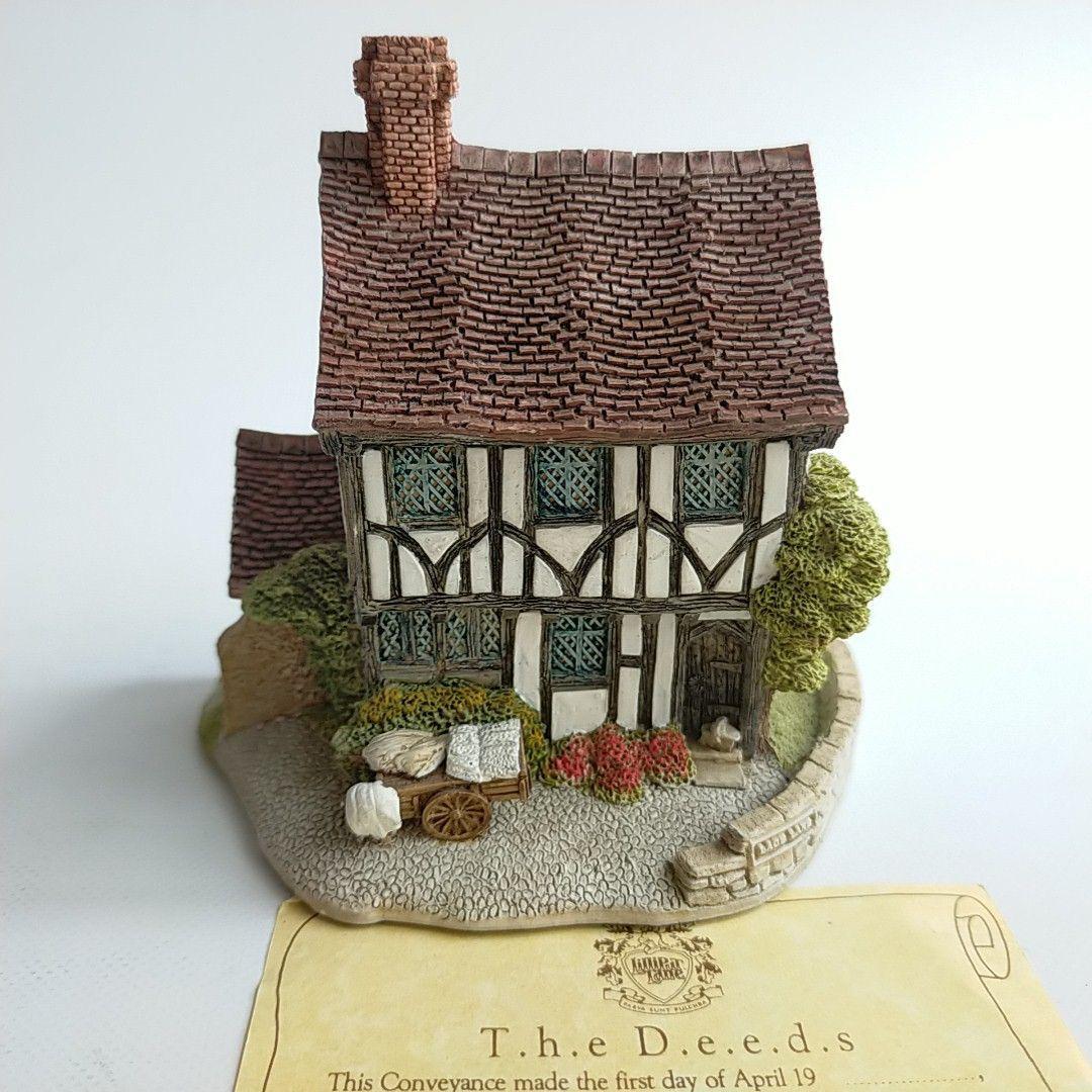 LILLIPUT LANE LACE LANE 1991 미니어처 하우스 영국 영국 조각상 빈티지 앤티크 수제, 인테리어 소품, 장식, 서양식