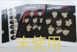 送料無料　新品未使用　IMPACTors コラボ　クリアファイル　3枚セット　セブンイレブン　まとめ売り　グッズ　ジャニーズJr.