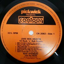 LP2211☆UK/Contour「Rod Stewart / Juke Box Heaven 14 Rock 'N' Roll Greats / CN-2082」_画像4