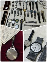 CHINNN30 ★大量★時計色々★腕時計★BVLGARI？★懐中時計★CITIZEN★SEIKO★スウォッチ★時計まとめて【1円スタート！！】コレクション_画像1